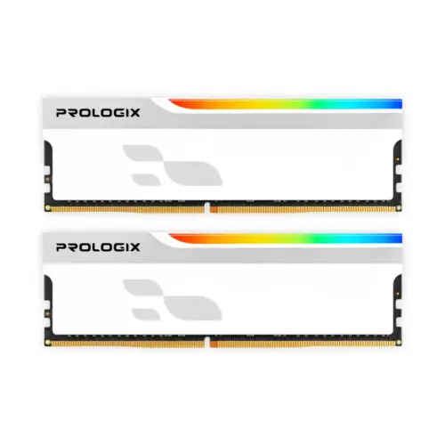 Модуль пам'яті для комп'ютера DDR4 32GB (2x16GB) 3200 MHz Onyx White RGB Prologix (PRO32GB3200YWR4K) Модуль пам'яті для комп'ютера DDR4 32GB (2x16GB) 3200 MHz Onyx White RGB Prologix (PRO32GB3200YWR4K)