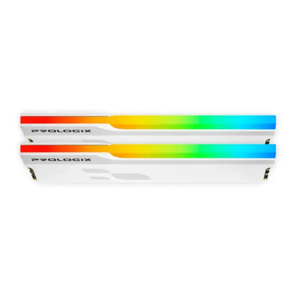 Модуль пам'яті для комп'ютера DDR4 16GB (2x8GB) 3600 MHz Onyx White RGB Prologix (PRO16GB3600YWR4K)