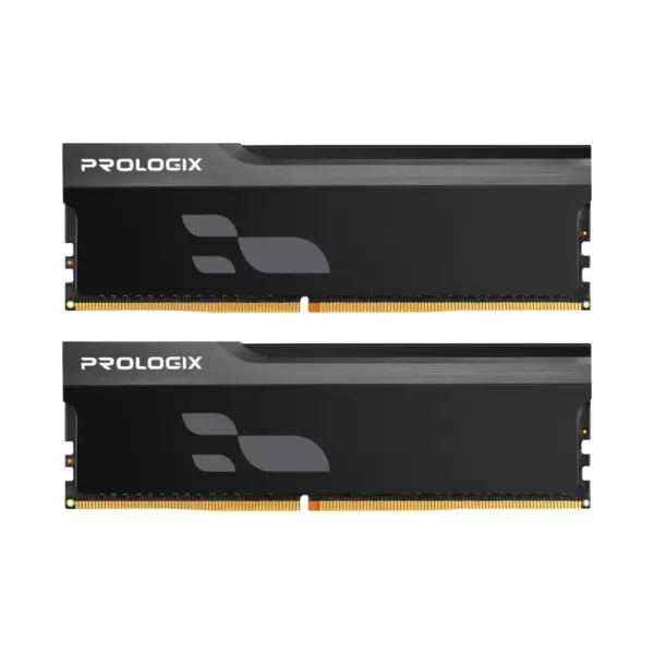 Модуль пам'яті для комп'ютера DDR5 32GB (2x16GB) 6000 MHz Onyx Black Prologix (PRO32GB6000YB5K)
