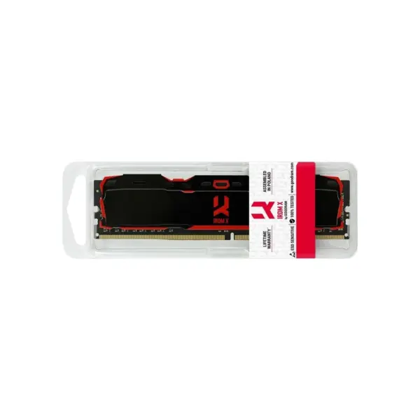 Модуль пам'яті для комп'ютера DDR4 16GB 3200 MHz Iridium X Black Goodram (IR-X3200D464L16SA/16G)