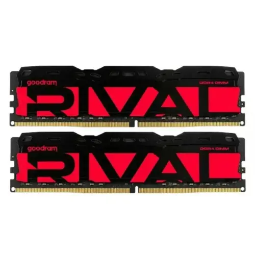 Модуль пам'яті для комп'ютера DDR4 32GB (2x16GB) 3200 MHz Rival Radiant Red Goodram (GGRRD4-32L16A/32GDC)
