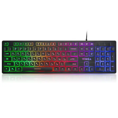 Клавіатура Vinga KB410 black