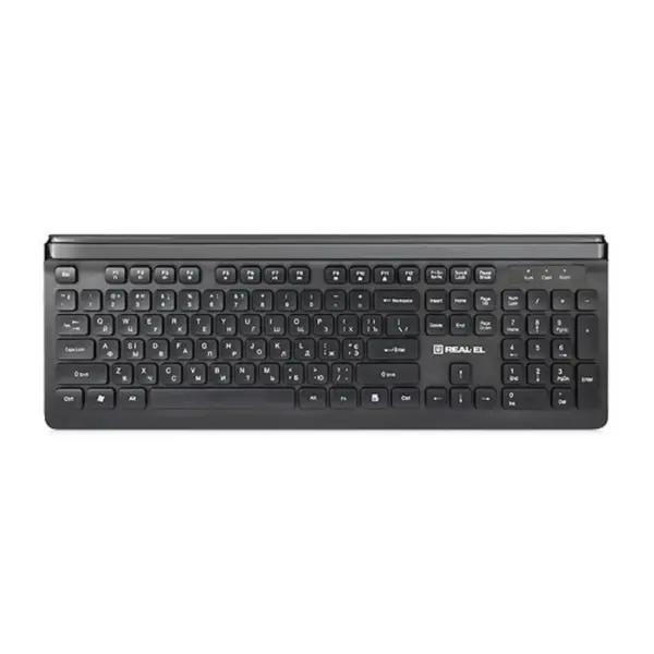 Клавіатура REAL-EL 7085 Comfort Black (EL123100032) Клавіатура REAL-EL 7085 Comfort Black (EL123100032)