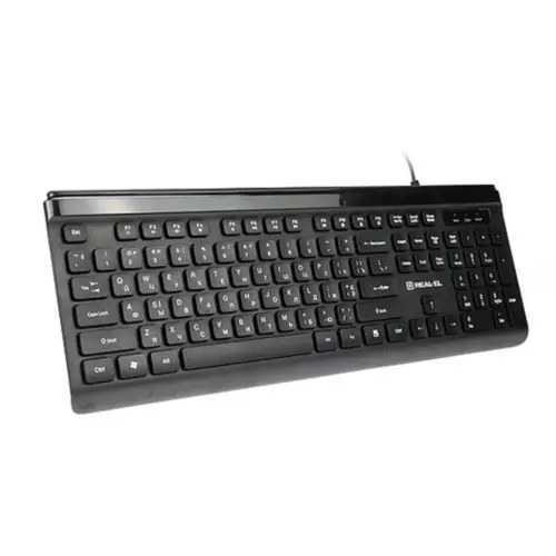 Клавіатура REAL-EL 7085 Comfort Black (EL123100032)