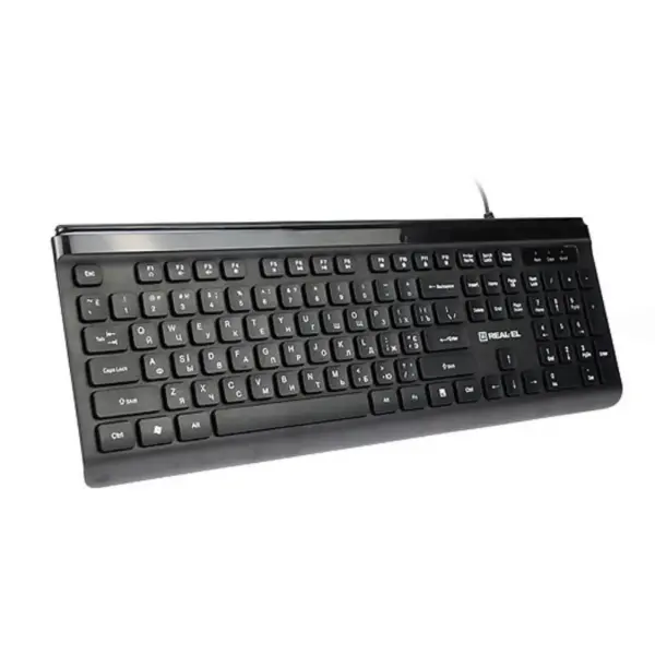Клавіатура REAL-EL 7085 Comfort Black (EL123100032) Клавіатура REAL-EL 7085 Comfort Black (EL123100032)