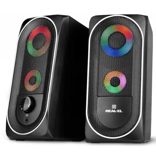 Акустична система REAL-EL S-110 USB Black (EL121100009)