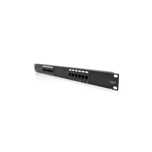 Патч-панель 19" 12хRJ-45 UTP 1U cat.6 PiPo (PP126191U) Патч-панель 19" 12хRJ-45 UTP 1U cat.6 PiPo (PP126191U)