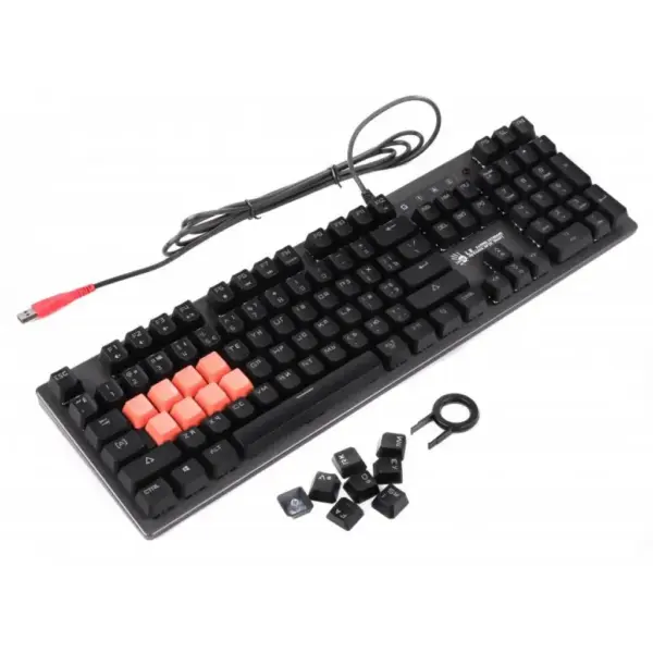 Клавіатура A4Tech Bloody B760 Green Sw Black (4711421953108)