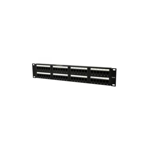 Патч-панель 19" 48xRJ-45 UTP cat.6, 2U, тип 110 Cablexpert (NPP-C648CM-001) Патч-панель 19" 48xRJ-45 UTP cat.6, 2U, тип 110 Cablexpert (NPP-C648CM-001)