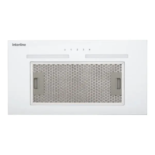 Витяжка кухонна Interline SWAY WH A/60 GL/S