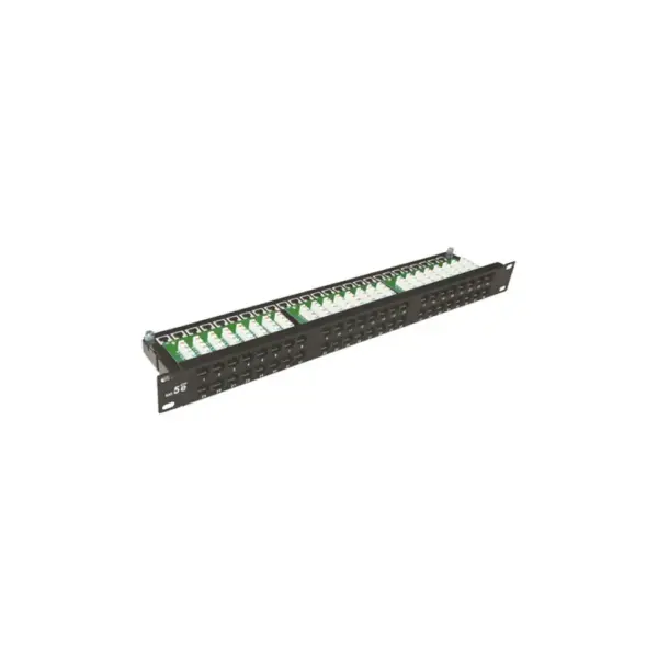 Патч-панель 19" 48xRJ-45 UTP cat. 5е, DUAL type, 1U Merlion (ML-2264-CAT.5E) Патч-панель 19" 48xRJ-45 UTP cat. 5е, DUAL type, 1U Merlion (ML-2264-CAT.5E)