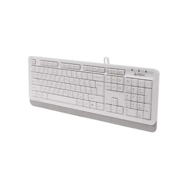 Клавіатура A4Tech FKS10 USB White (4711421963534)