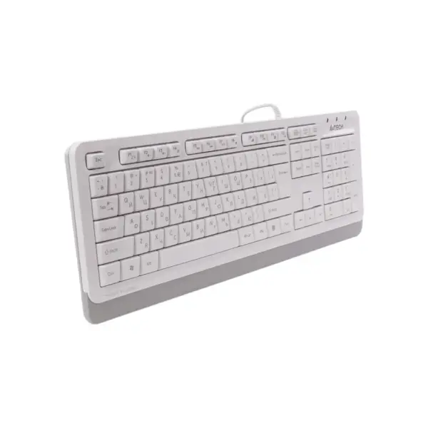 Клавіатура A4Tech FKS10 USB White (4711421963534)