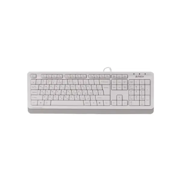 Клавіатура A4Tech FKS10 USB White (4711421963534)