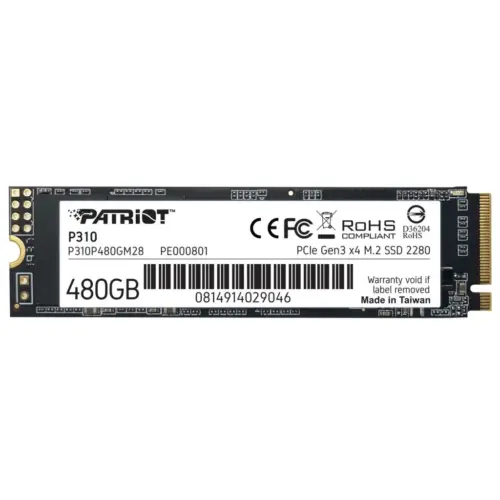 Накопичувач SSD M.2 2280 480GB Patriot (P310P480GM28)
