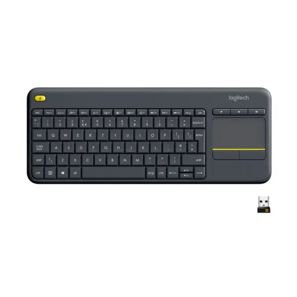 Клавіатура Logitech K400 Plus Touch Wireless UA Black (920-007145) Клавіатура Logitech K400 Plus Touch Wireless UA Black (920-007145)