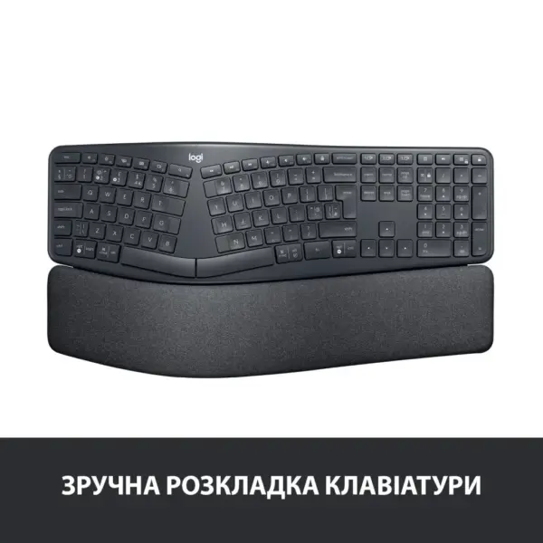 Клавіатура Logitech ERGO K860 Bluetooth/Wireless UA Black (920-010108) Клавіатура Logitech ERGO K860 Bluetooth/Wireless UA Black (920-010108)