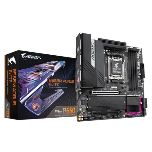 Материнська плата GIGABYTE B650M AORUS ELITE Материнська плата GIGABYTE B650M AORUS ELITE