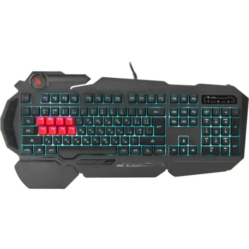 Клавіатура A4Tech Bloody B318 Black USB Black (4711421980470)