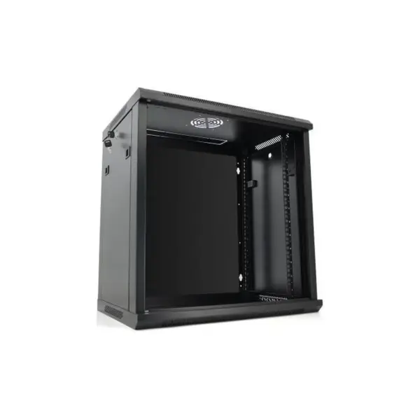 Шафа настінна Merlion 12U 19" 600*450*634 (Ш*Г*В)мм, black (Ml3-6412)