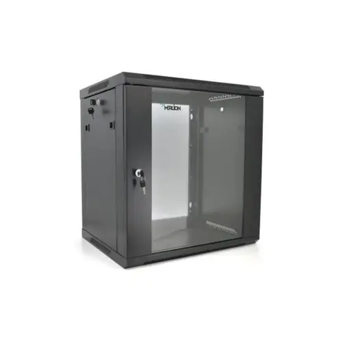 Шафа настінна Merlion 15U 19" 600*450*768 (Ш*Г*В)мм, black (Ml3-6415 / 23532)