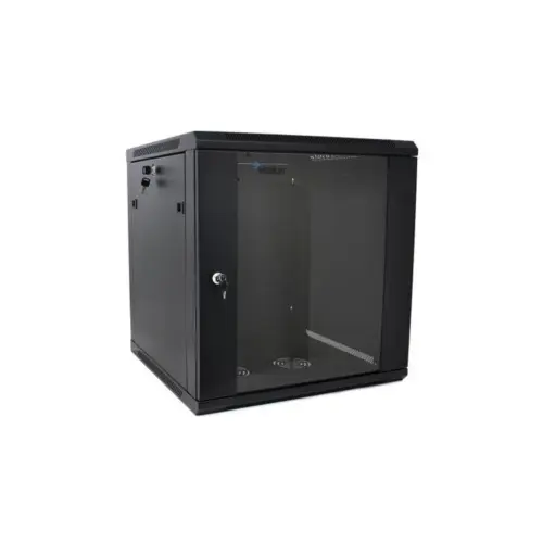 Шафа настінна Merlion 27U 19" 600*450mm (Ш*Г)мм, black (Ml3-6427) Шафа настінна Merlion 27U 19" 600*450mm (Ш*Г)мм, black (Ml3-6427)