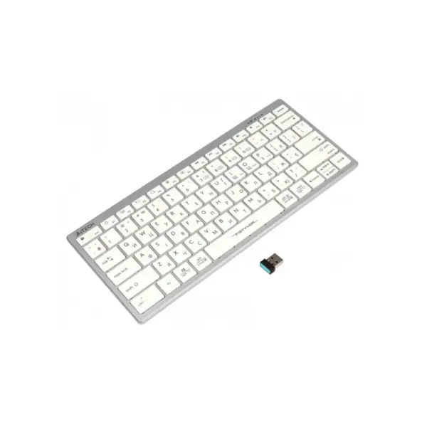 Клавіатура A4Tech FBX51C Wireless/Bluetooth White (4711421972987)