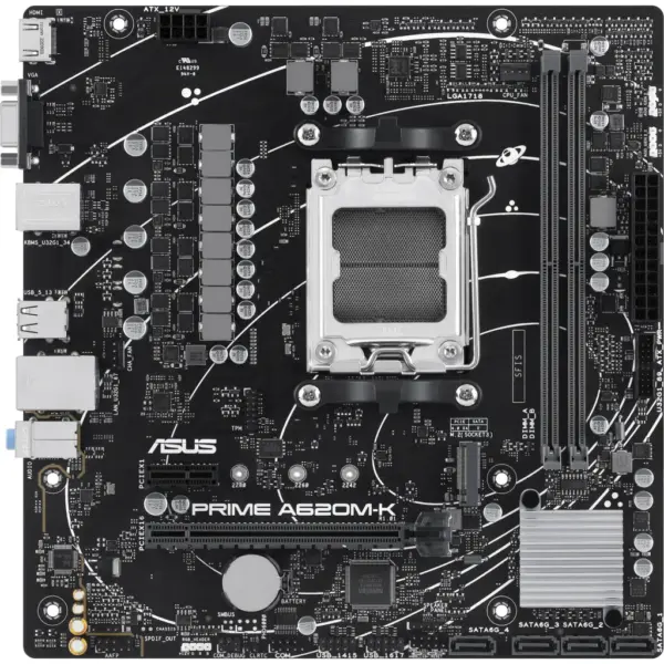 Материнська плата ASUS PRIME A620M-K Материнська плата ASUS PRIME A620M-K