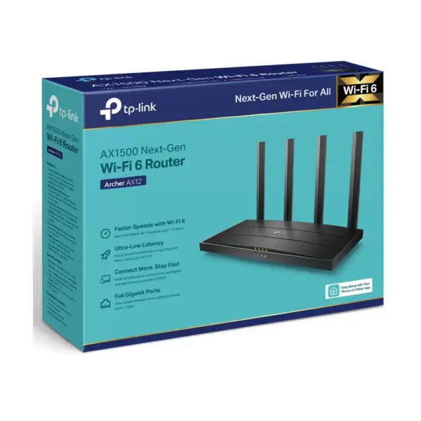 Маршрутизатор TP-Link ARCHER-AX12 Маршрутизатор TP-Link ARCHER-AX12