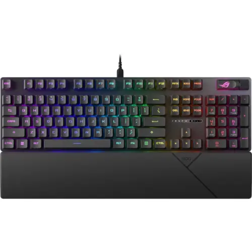 Клавіатура ASUS ROG Strix Scope II RX Red ABS UA USB Black (90MP0350-BKMA00) Клавіатура ASUS ROG Strix Scope II RX Red ABS UA USB Black (90MP0350-BKMA00)