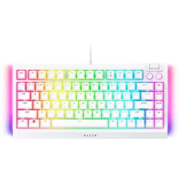 Клавіатура Razer BlackWidow V4 75% USB UA White (RZ03-05001700-R3M1)