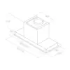Витяжка кухонна Elica HIDDEN 2.0 BL MAT/A/52