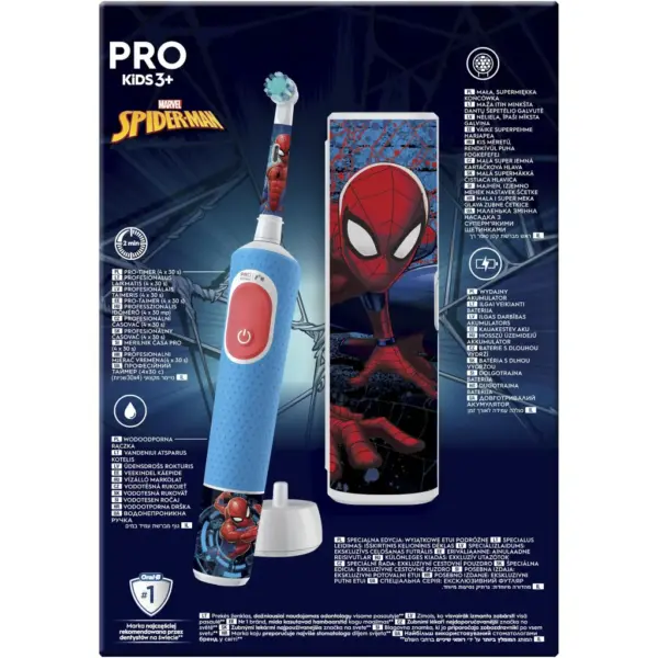 Електрична зубна щітка Oral-B D103.413.2KX Spider-Man