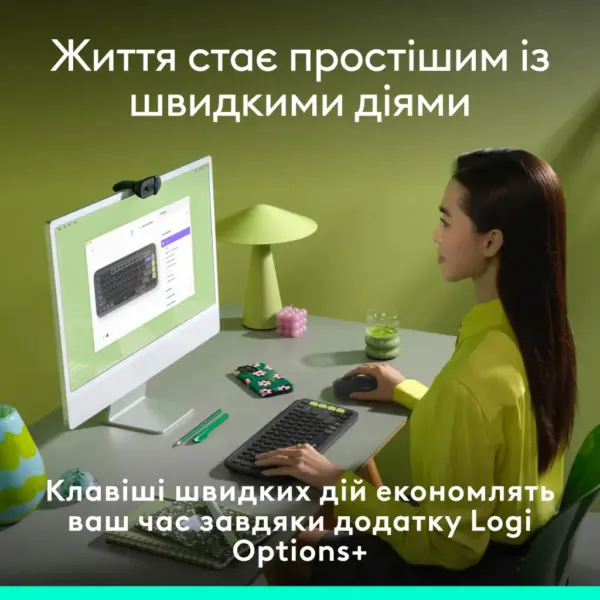 Клавіатура Logitech POP Icon Keys Bluetooth UA Graphite (920-013157) Клавіатура Logitech POP Icon Keys Bluetooth UA Graphite (920-013157)