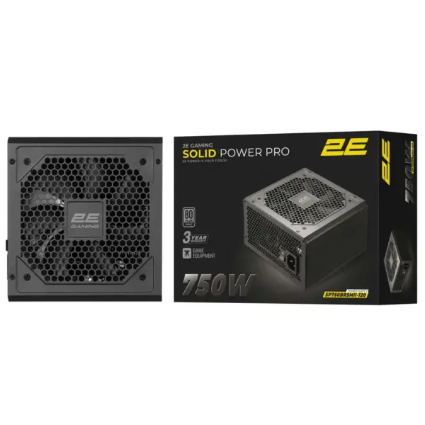 Блок живлення 2E 750W GAMING Solid Power Pro (2E-SP750BRSMII-120)