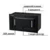 Витяжка кухонна GRANADO Palamos 1614-1200 black glass (GCH476411) Витяжка кухонна GRANADO Palamos 1614-1200 black glass (GCH476411)