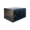 Шафа настінна GEAR 6U 19'' 600x600x350 мм, + полка 19", black (GWMSN-6U-600-600)