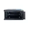 Шафа настінна GEAR 6U 19'' 600x600x350 мм, + полка 19", black (GWMSN-6U-600-600)