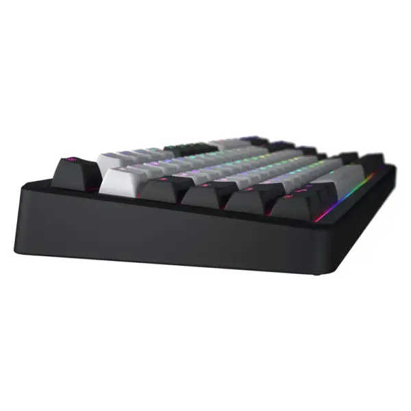 Клавіатура Hator Rockfall 3 Mecha TKL QMK/VIA Orange Wireless Black (HTK850UA)