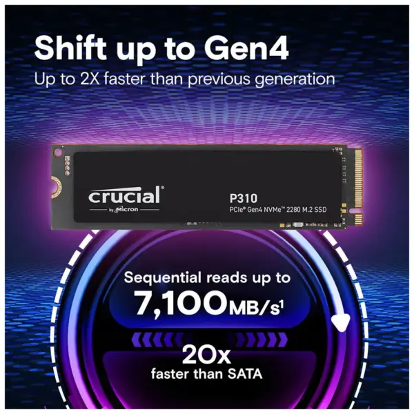 Накопичувач SSD M.2 2280 2TB P310 Micron (CT2000P310SSD8)
