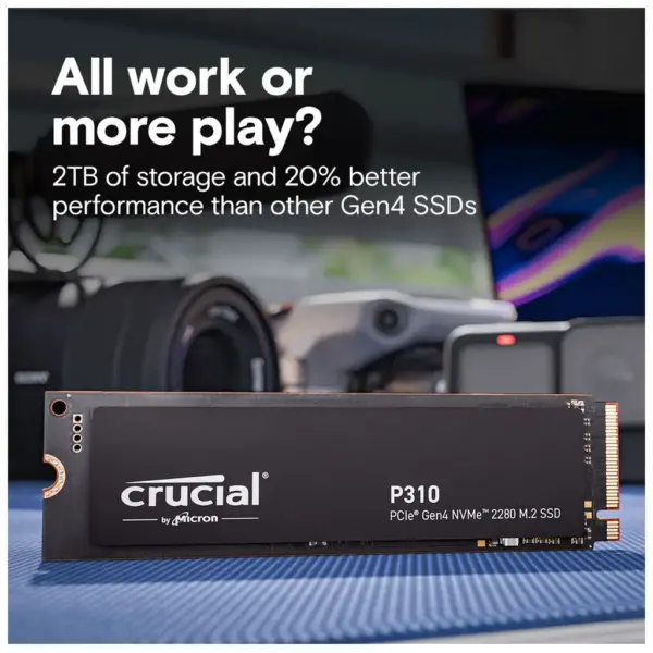 Накопичувач SSD M.2 2280 2TB P310 Micron (CT2000P310SSD8)