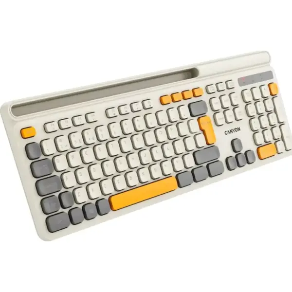 Клавіатура Canyon HKB-W03 Wireless UA Beige (CNS-HKBW03BG)