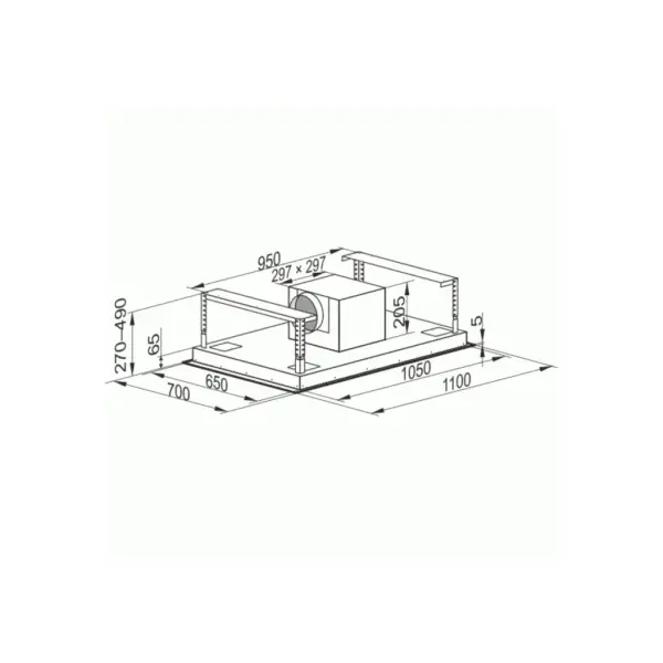 Витяжка кухонна Kaiser EA 1145 S Eco (РН014711)