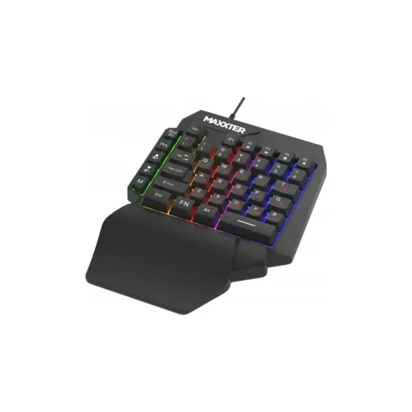 Клавіатура Maxxter KBG-OH-01B-UA USB UA Black (KBG-OH-01B-UA)