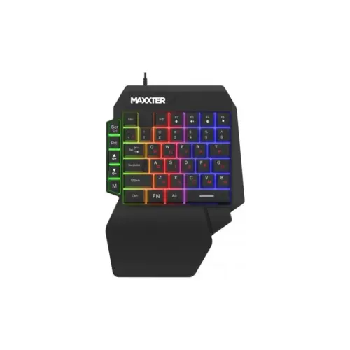 Клавіатура Maxxter KBG-OH-01B-UA USB UA Black (KBG-OH-01B-UA)