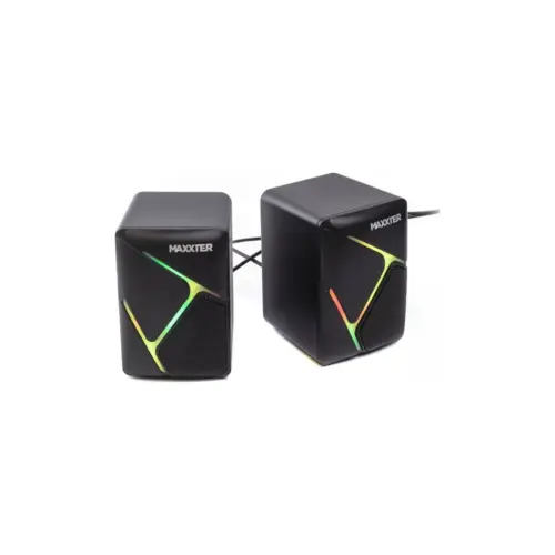 Акустична система Maxxter CSP-U004RGB USB Black (CSP-U004RGB) Акустична система Maxxter CSP-U004RGB USB Black (CSP-U004RGB)