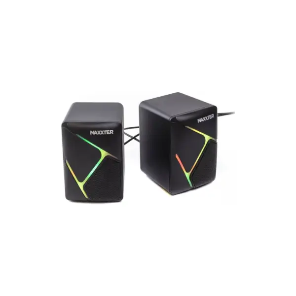 Акустична система Maxxter CSP-U004RGB USB Black (CSP-U004RGB)