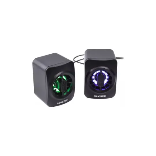 Акустична система Maxxter CSP-U005RGB USB Black (CSP-U005RGB) Акустична система Maxxter CSP-U005RGB USB Black (CSP-U005RGB)