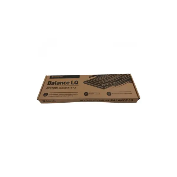Клавіатура Defender Balance LQ LED USB UA Black (450790) Клавіатура Defender Balance LQ LED USB UA Black (450790)