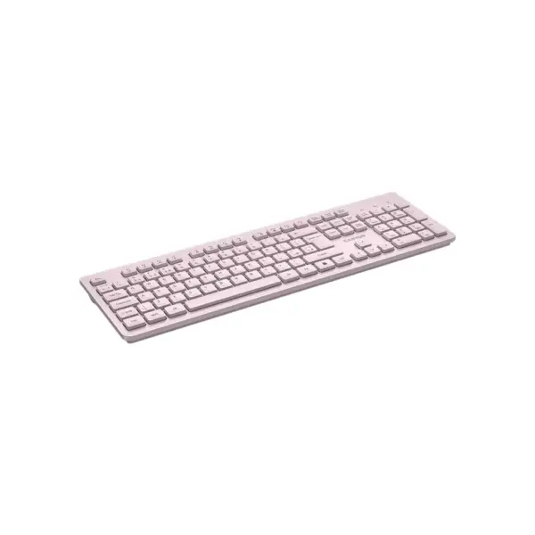 Клавіатура Canyon HKB-W01 Silent Wireless UA Beige (CNS-HKBW01BG)